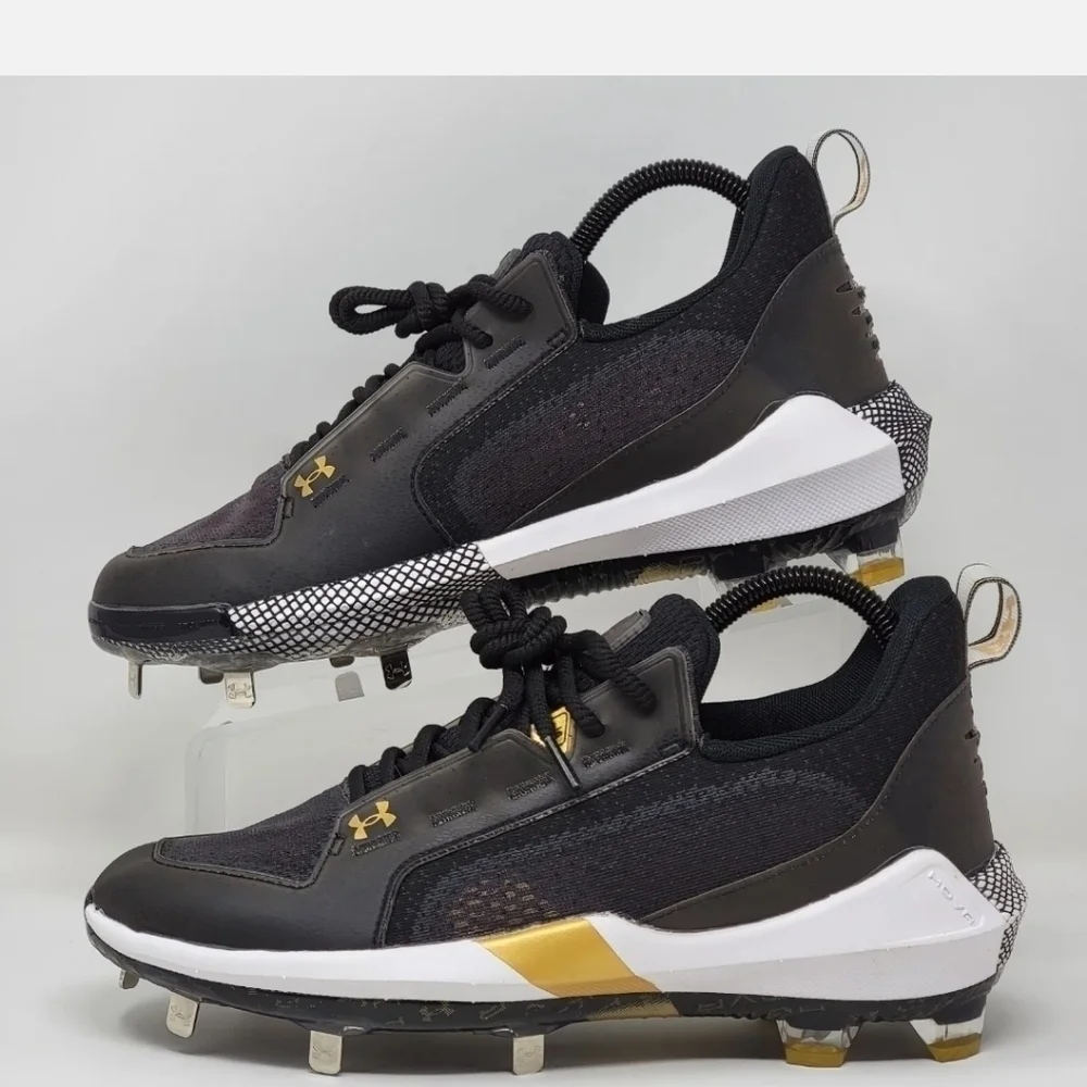 Under Armour Harper 6 Low ST Baseball Cleats Black 3024315-001 Mens Size 8.5 NEW
